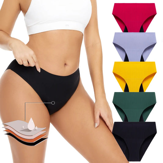 Seamless Menstrual Panties Woman High Quality Leakproof Menstrual Period Underwear Bikini Menstrual Cycle Absorbent Underwear