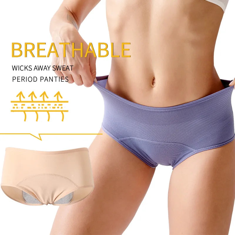 3pcs/Set Leak Proof Menstrual Panties Women Period Underwear Sexy Pants Incontinence Underwear Cotton Briefs Dropshipping