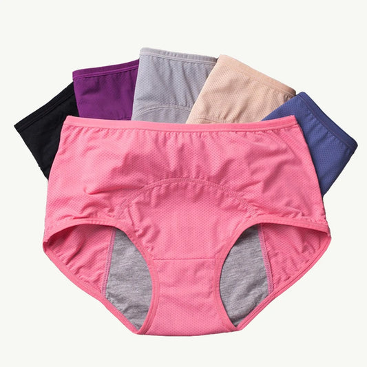 3pcs/Set Leak Proof Menstrual Panties Women Period Underwear Sexy Pants Incontinence Underwear Cotton Briefs Dropshipping