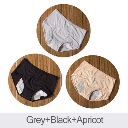 3pcs/Set Leak Proof Menstrual Panties Women Period Underwear Sexy Pants Incontinence Underwear Cotton Briefs Dropshipping