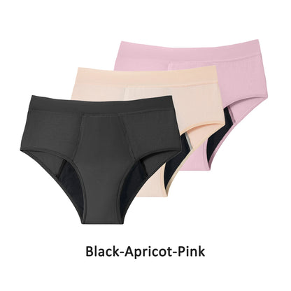 3PCS/Lot Menstrual Panties Woman Very Abundant Flow Menstruation Underwear High Waist Leak Proof Period Panties for Girls Set