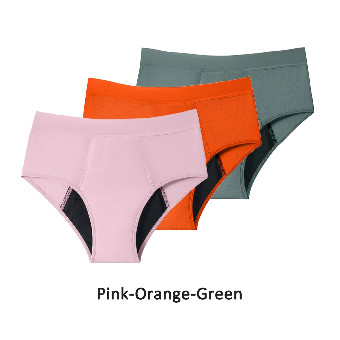 3PCS/Lot Menstrual Panties Woman Very Abundant Flow Menstruation Underwear High Waist Leak Proof Period Panties for Girls Set